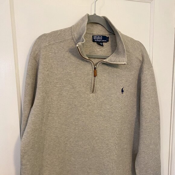 Polo Quarter Zip Pullover - Picture 1 of 8